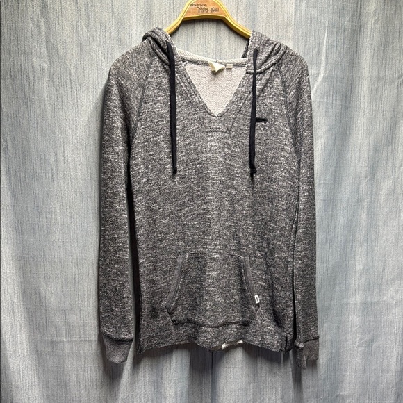 🏁 Vans Charcoal Gray Hooded Sweatshirt size extra small - Picture 1 of 7